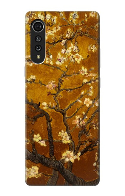 W2663 Yellow Blossoming Almond Tree Van Gogh Hard Case and Leather Flip Case For LG Velvet