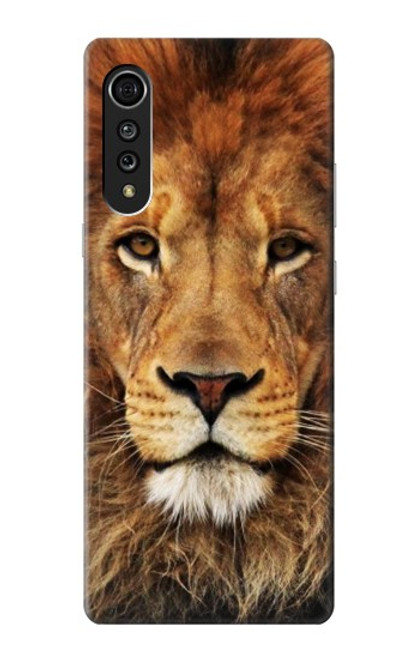 W2870 Lion King of Beasts Hard Case and Leather Flip Case For LG Velvet