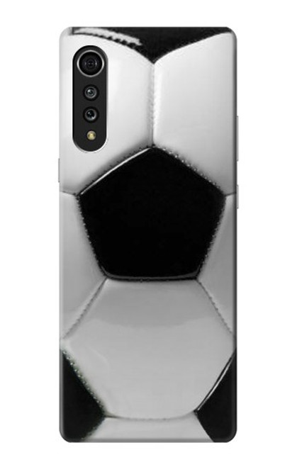 W2964 Football Soccer Ball Hard Case and Leather Flip Case For LG Velvet