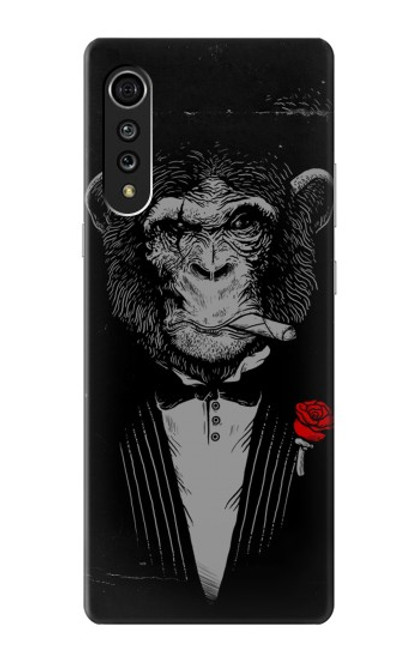 W3167 Funny Monkey God Father Hard Case and Leather Flip Case For LG Velvet