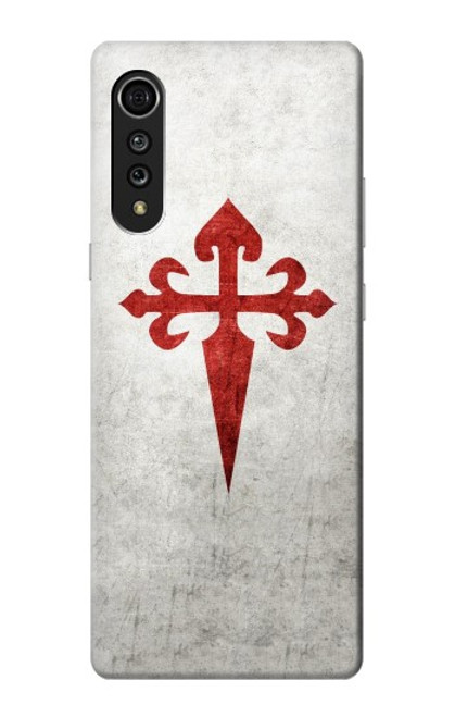 W3200 Order of Santiago Cross of Saint James Hard Case and Leather Flip Case For LG Velvet