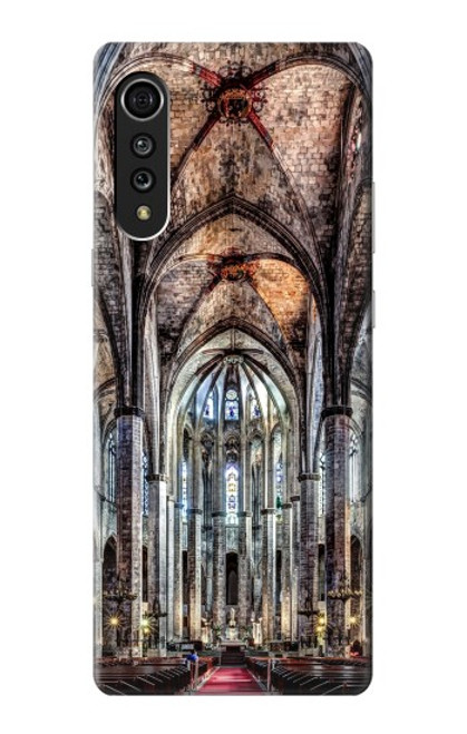 W3210 Santa Maria Del Mar Cathedral Hard Case and Leather Flip Case For LG Velvet