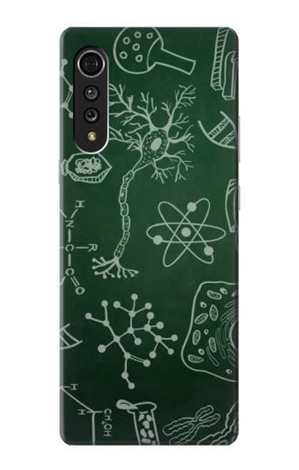 W3211 Science Green Board Hard Case and Leather Flip Case For LG Velvet