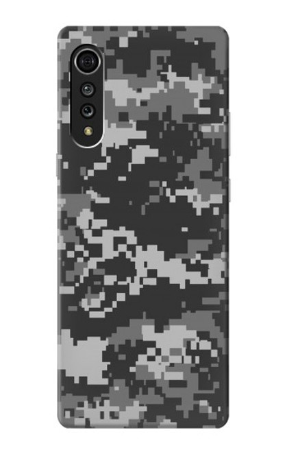 W3293 Urban Black Camo Camouflage Hard Case and Leather Flip Case For LG Velvet