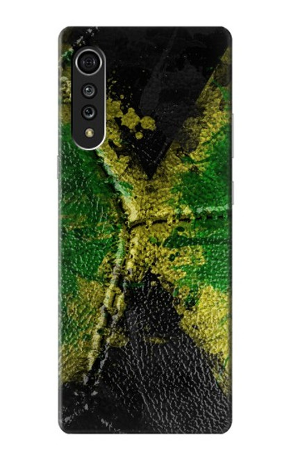 W3319 Jamaica Flag Vintage Football Graphic Hard Case and Leather Flip Case For LG Velvet