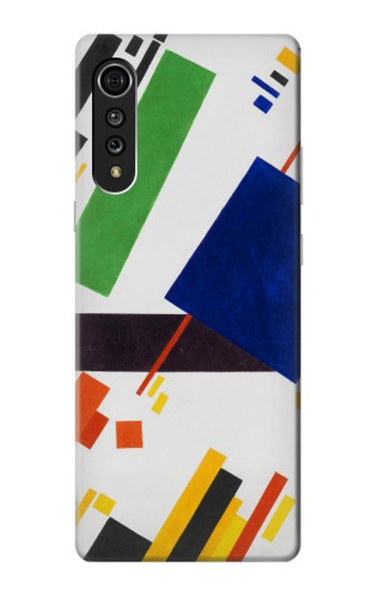 W3343 Kazimir Malevich Suprematist Composition Hard Case and Leather Flip Case For LG Velvet