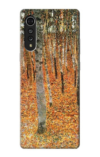 W3380 Gustav Klimt Birch Forest Hard Case and Leather Flip Case For LG Velvet