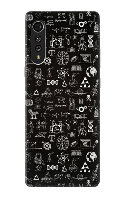 W3426 Blackboard Science Hard Case and Leather Flip Case For LG Velvet