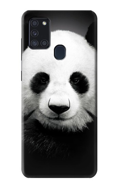 W1072 Panda Bear Hard Case and Leather Flip Case For Samsung Galaxy A21s