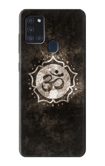 W2902 Yoga Namaste Om Symbol Hard Case and Leather Flip Case For Samsung Galaxy A21s