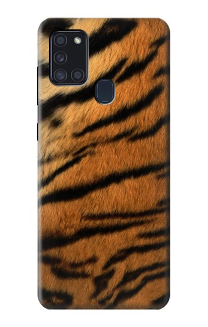 W2962 Tiger Stripes Graphic Printed Hard Case and Leather Flip Case For Samsung Galaxy A21s