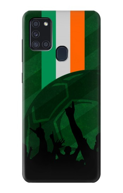 W3002 Ireland Football Soccer Hard Case and Leather Flip Case For Samsung Galaxy A21s