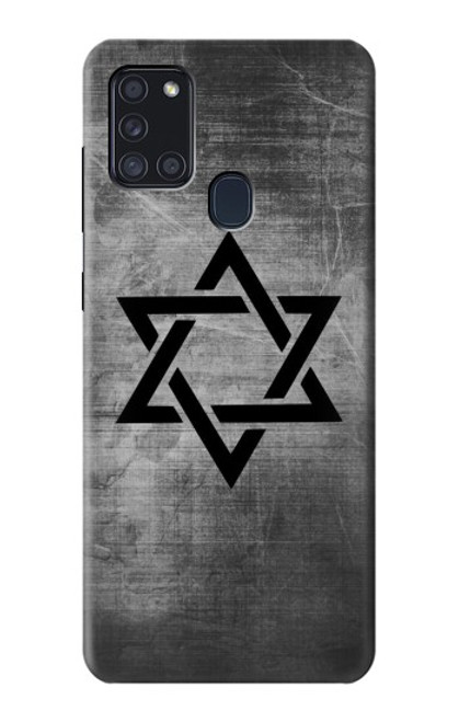 W3107 Judaism Star of David Symbol Hard Case and Leather Flip Case For Samsung Galaxy A21s