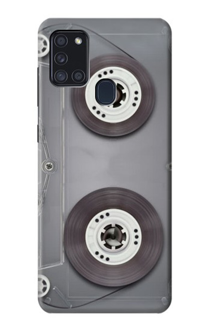 W3159 Cassette Tape Hard Case and Leather Flip Case For Samsung Galaxy A21s
