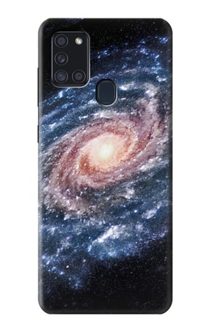 W3192 Milky Way Galaxy Hard Case and Leather Flip Case For Samsung Galaxy A21s