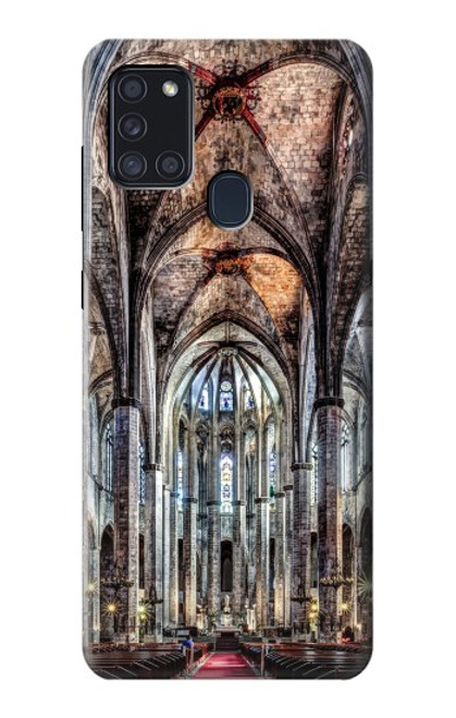 W3210 Santa Maria Del Mar Cathedral Hard Case and Leather Flip Case For Samsung Galaxy A21s