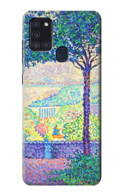 W3349 Paul Signac Terrace of Meudon Hard Case and Leather Flip Case For Samsung Galaxy A21s