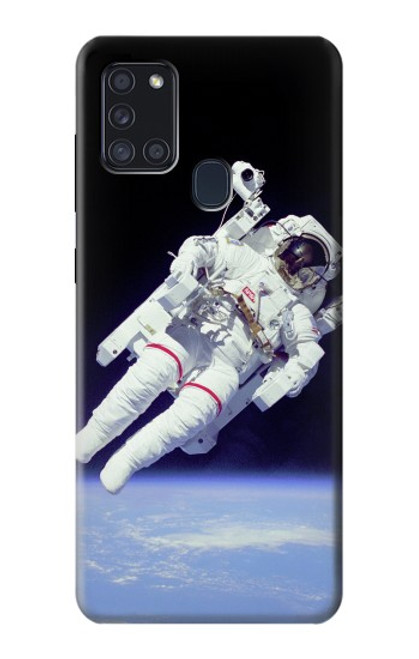 W3616 Astronaut Hard Case and Leather Flip Case For Samsung Galaxy A21s