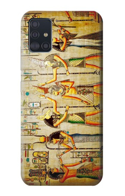 W0272 Egypt Wall Art Hard Case and Leather Flip Case For Samsung Galaxy A51 5G [for A51 5G only. NOT for A51]