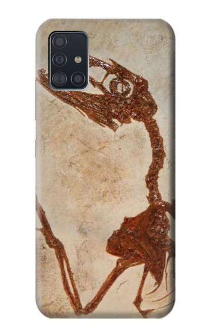 W0379 Dinosaur Fossil Hard Case and Leather Flip Case For Samsung Galaxy A51 5G [for A51 5G only. NOT for A51]