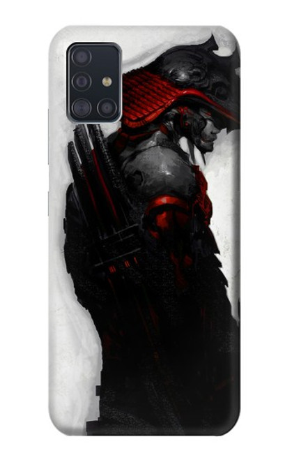 W2111 Dark Samurai Hard Case and Leather Flip Case For Samsung Galaxy A51 5G [for A51 5G only. NOT for A51]