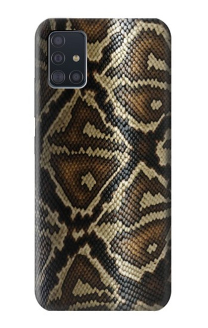 W2712 Anaconda Amazon Snake Skin Graphic Printed Hard Case and Leather Flip Case For Samsung Galaxy A51 5G [for A51 5G only. NOT for A51]