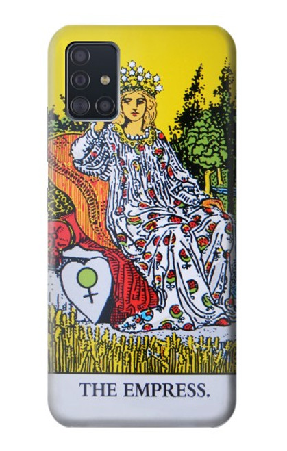 W2809 Tarot Card The Empress Hard Case and Leather Flip Case For Samsung Galaxy A51 5G [for A51 5G only. NOT for A51]