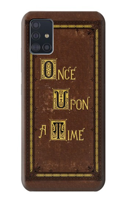 W2824 Once Upon a Time Book Cover Hard Case and Leather Flip Case For Samsung Galaxy A51 5G [for A51 5G only. NOT for A51]