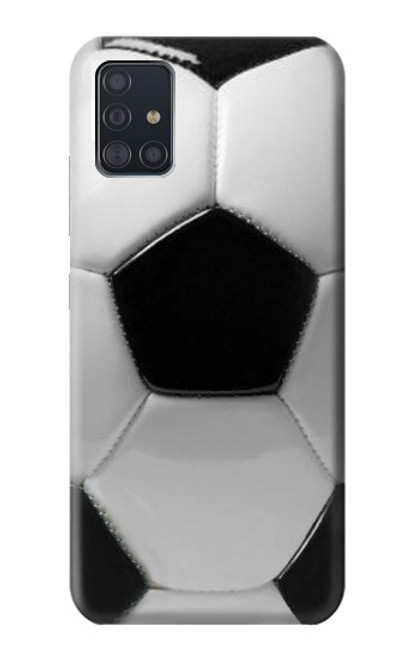 W2964 Football Soccer Ball Hard Case and Leather Flip Case For Samsung Galaxy A51 5G [for A51 5G only. NOT for A51]