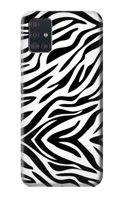 W3056 Zebra Skin Texture Graphic Printed Hard Case and Leather Flip Case For Samsung Galaxy A51 5G [for A51 5G only. NOT for A51]