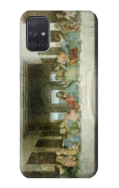 W0173 Leonardo DaVinci The Last Supper Hard Case and Leather Flip Case For Samsung Galaxy A71 5G [for A71 5G only. NOT for A71]