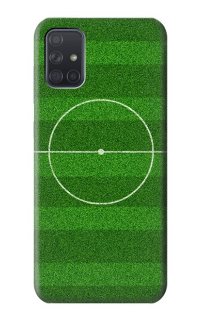 W2322 Football Soccer Field Hard Case and Leather Flip Case For Samsung Galaxy A71 5G [for A71 5G only. NOT for A71]