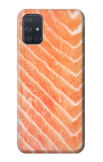 W2700 Salmon Fish Graphic Hard Case and Leather Flip Case For Samsung Galaxy A71 5G [for A71 5G only. NOT for A71]