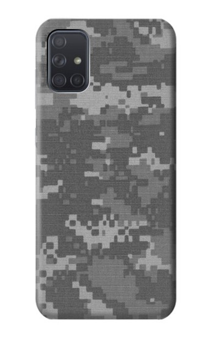 W2867 Army White Digital Camo Hard Case and Leather Flip Case For Samsung Galaxy A71 5G [for A71 5G only. NOT for A71]