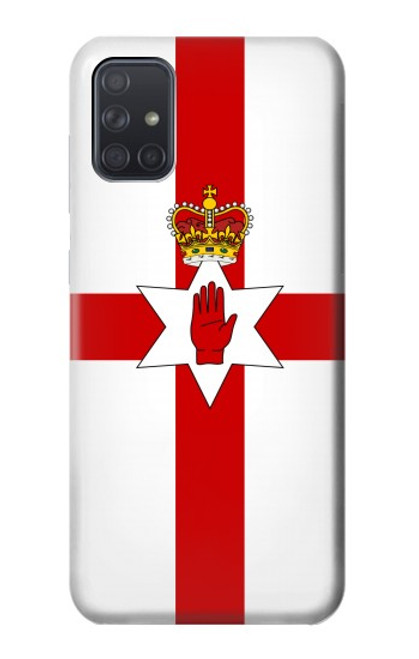 W3089 Flag of Northern Ireland Hard Case and Leather Flip Case For Samsung Galaxy A71 5G [for A71 5G only. NOT for A71]