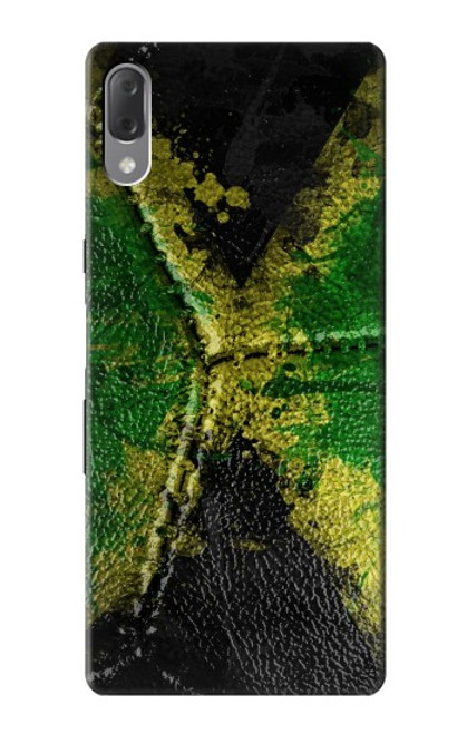 W3319 Jamaica Flag Vintage Football Graphic Hard Case and Leather Flip Case For Sony Xperia L3