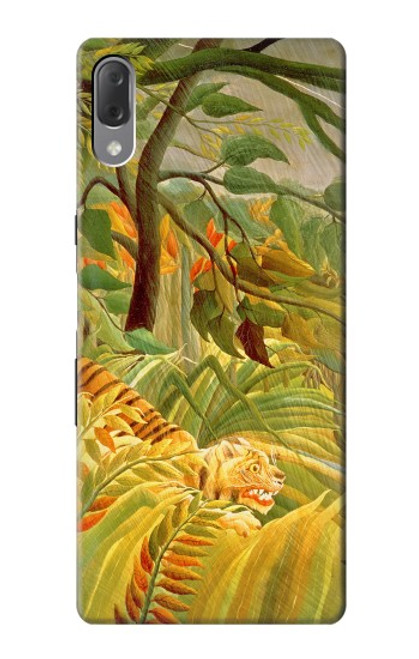 W3344 Henri Rousseau Tiger in a Tropical Storm Hard Case and Leather Flip Case For Sony Xperia L3