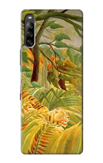 W3344 Henri Rousseau Tiger in a Tropical Storm Hard Case and Leather Flip Case For Sony Xperia L4