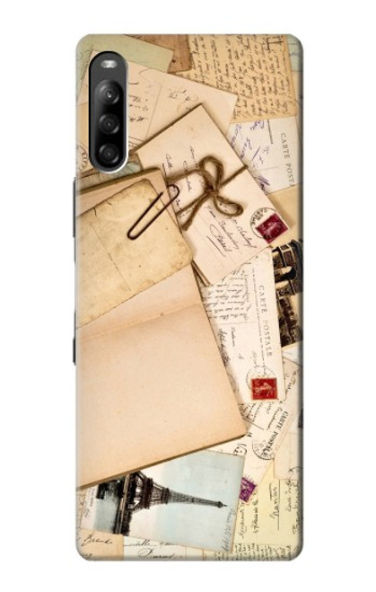 W3397 Postcards Memories Hard Case and Leather Flip Case For Sony Xperia L4