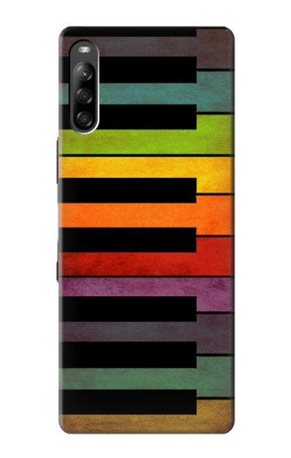 W3451 Colorful Piano Hard Case and Leather Flip Case For Sony Xperia L4