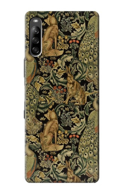 W3661 William Morris Forest Velvet Hard Case and Leather Flip Case For Sony Xperia L4