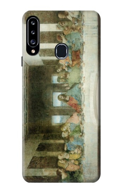 W0173 Leonardo DaVinci The Last Supper Hard Case and Leather Flip Case For Samsung Galaxy A20s