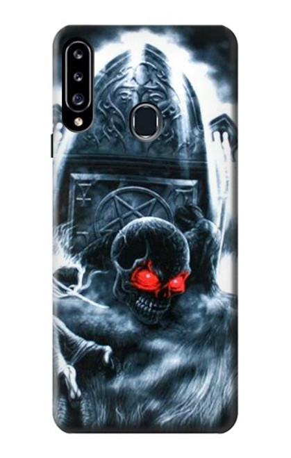 W0297 Zombie Dead Man Hard Case and Leather Flip Case For Samsung Galaxy A20s