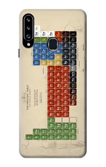 W1695 The Periodic Table of Middle Earth Hard Case and Leather Flip Case For Samsung Galaxy A20s