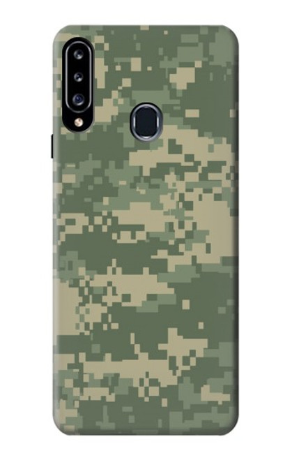 W2173 Digital Camo Camouflage Graphic Printed Hard Case and Leather Flip Case For Samsung Galaxy A20s