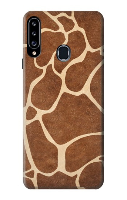 W2326 Giraffe Skin Hard Case and Leather Flip Case For Samsung Galaxy A20s