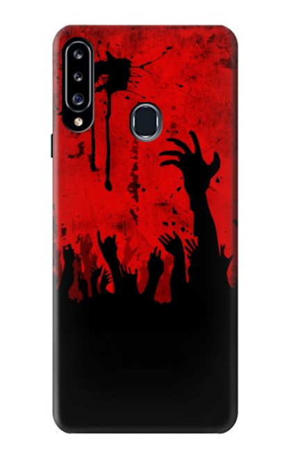 W2458 Zombie Hands Hard Case and Leather Flip Case For Samsung Galaxy A20s