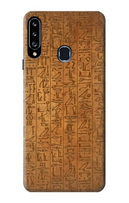 W2805 Egyptian Hierogylphics Papyrus of Ani Hard Case and Leather Flip Case For Samsung Galaxy A20s