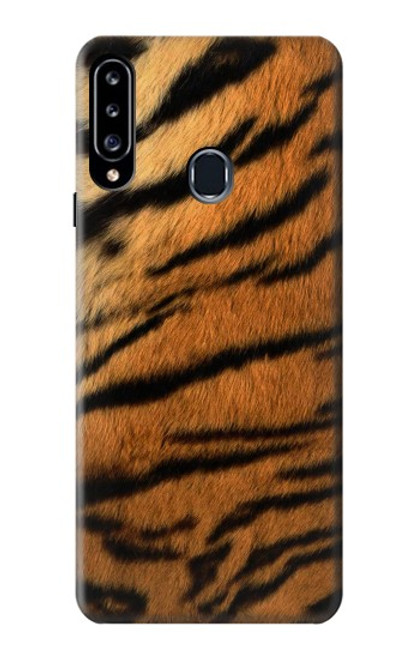 W2962 Tiger Stripes Graphic Printed Hard Case and Leather Flip Case For Samsung Galaxy A20s