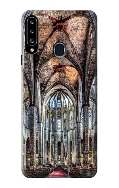 W3210 Santa Maria Del Mar Cathedral Hard Case and Leather Flip Case For Samsung Galaxy A20s